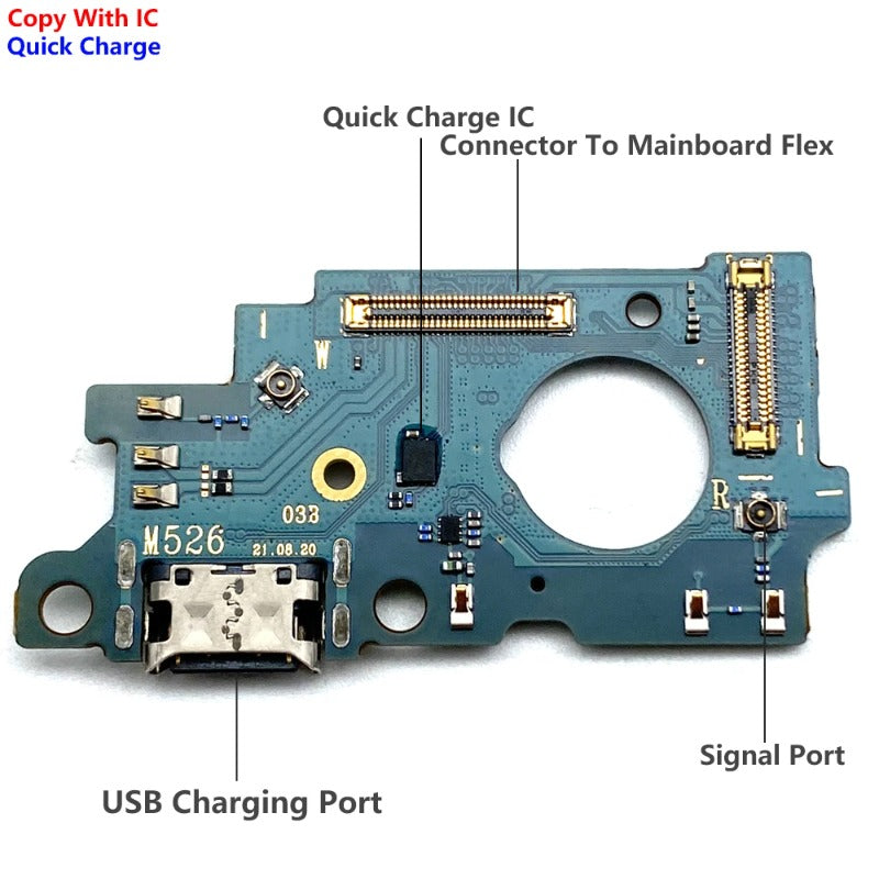 10Pcs USB Charger Charging Port Connector Flex Cable For Samsung M31 M31S M51 M10 M20 M30 M30s M21s M32 M52 M62 M13 M33 M53 5G Samsung phone repair parts