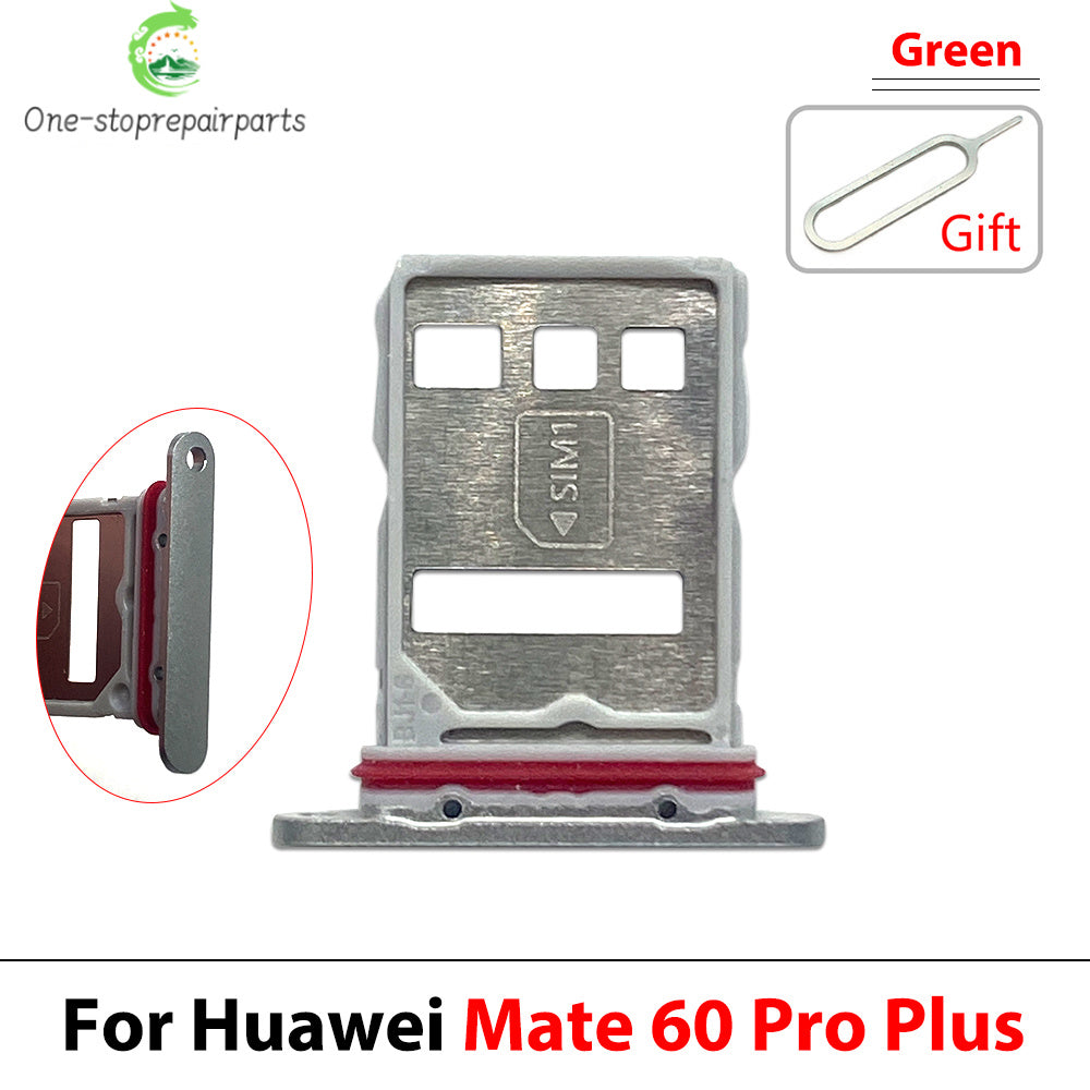 10Pcs, SIM Card Holder Tray Slot Holder Adapter Socket For Huawei Mate 50 60 Pro Plus 4G 5G Huawei phone repair parts