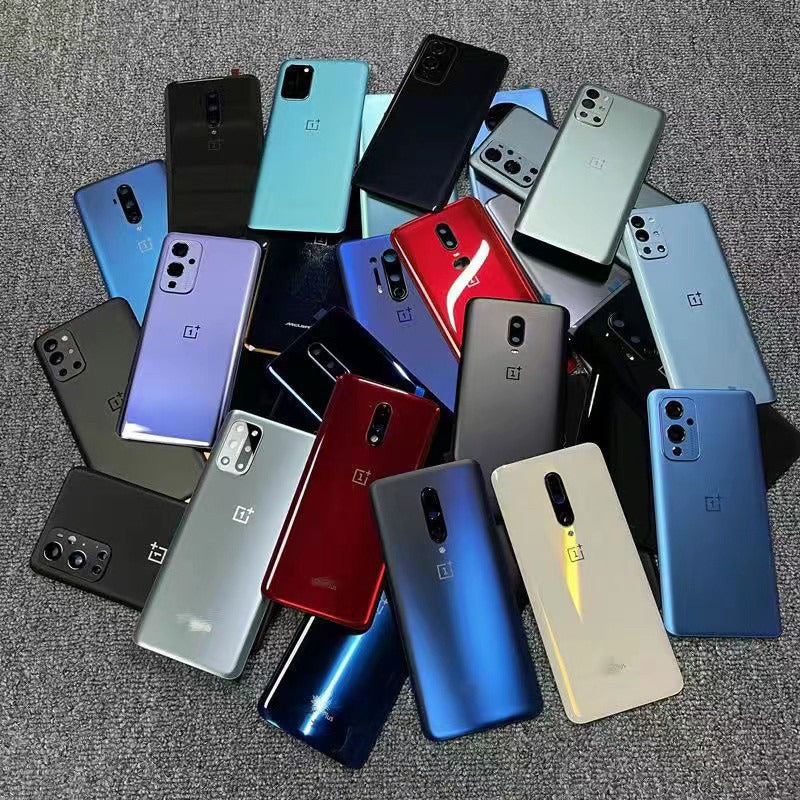 AAA+ quality For OnePlus Back Battery Cover Door Rear Glass Oneplus 9 9R 9Pro 9RT Battery Cover  Case With Camera Lens OnePlus phone repair parts