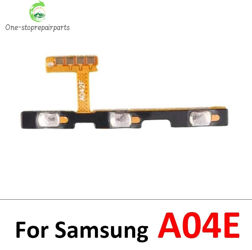 10Pcs, Power Switch On Off Button Volume Key Button Flex Cable For Samsung A04 A04s A04E A14 4G 5G A145F A145P A146P A146B Samsung phone repair parts