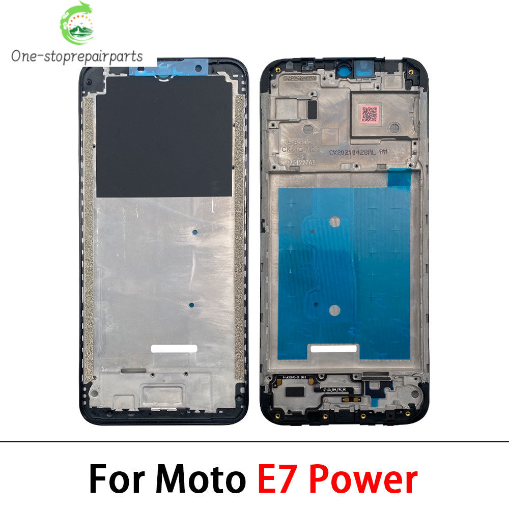 Front Housing LCD Display Bezel Middle Frame For Motorola Moto E13 E20 E22 E32 E32s E40 E6 E6s E7 Play Plus Power Motorola phone repair parts