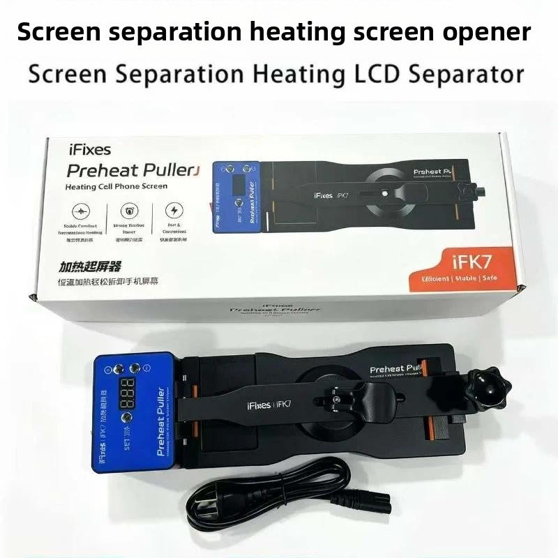 Phone LCD Separator Machine iFixes iFK7 Preheat Suction Cup Puller Heating Disassembly Tool for Mobile Screen Repair Professional Repair Tools