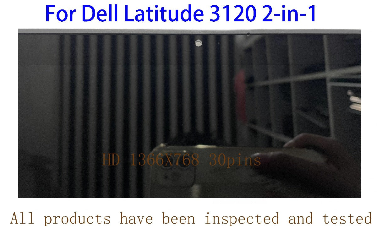 11.6inch IPS LCD Touch Screen Display Assembly For Dell Latitude 3120 2-in-1 P33T P33T001 HD 1366x768 30pins Dell laptop repair parts