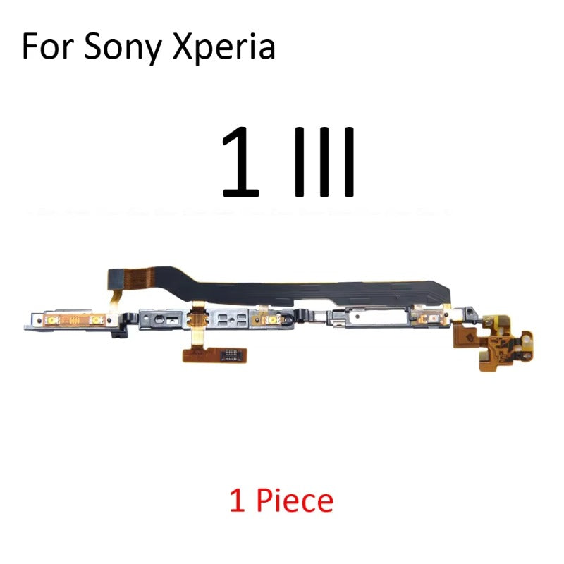 Switch Power ON OFF Key Mute Silent Volume Button Ribbon Flex Cable Parts For Sony Xperia 1 5 II III IV V VI Sony phone repair parts