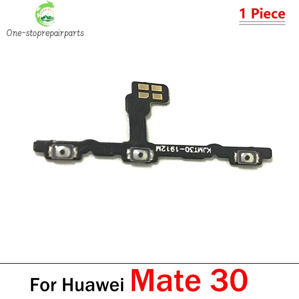 Power Switch On Off Button Volume control Key Button Flex Cable For Huawei Mate 20 30 40 50 60 Pro 50E Huawei phone repair parts
