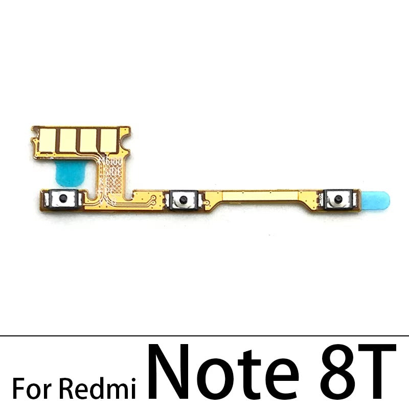 Volume Button Power Switch On Off Button Flex Cable For Xiaomi Redmi Note 3 4 4X 5 5A 6 7 8 8T 9 9T 10 Pro 9s 5G Power Key Xiaomi  Xiao mi phone repair parts