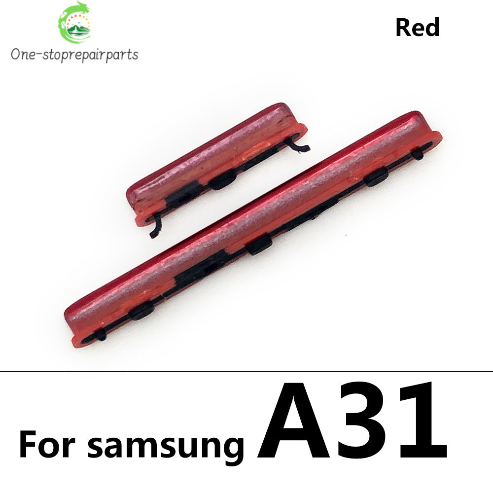 10Pcs/Lot, SIde Volume Button Power ON / OFF Buttton Key Set For Samsung A31 A315F A51 A515F A70 A705F A71 A71 Replacement Part Samsung phone repair parts