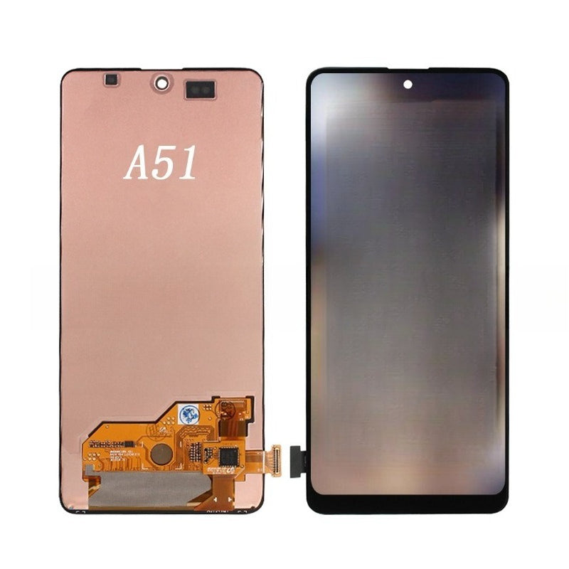 LCD touch screen assembly  for Samsung A51 4G screen assembly A515 LCD screen inner and outer screen touch screen LCD mobile phone display with frame digitizer glass panel display