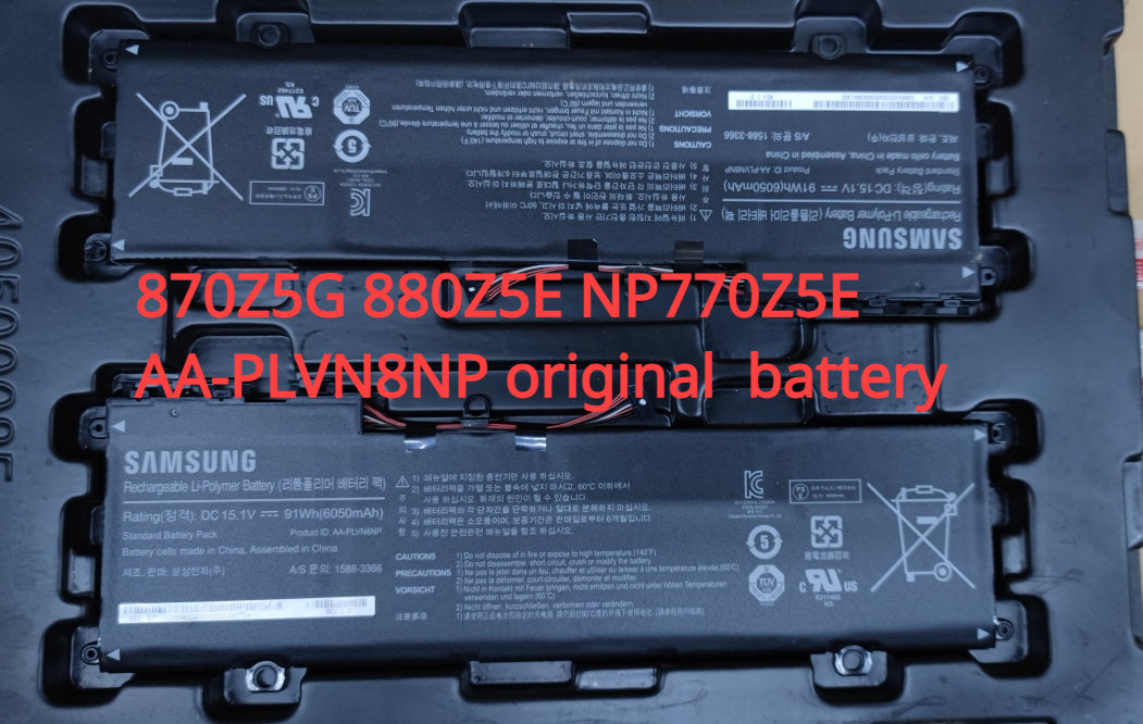 (Shipping fee not include) For SAMSUNG  870Z5G 880Z5E NP770Z5E AA-PLVN8NP original  battery