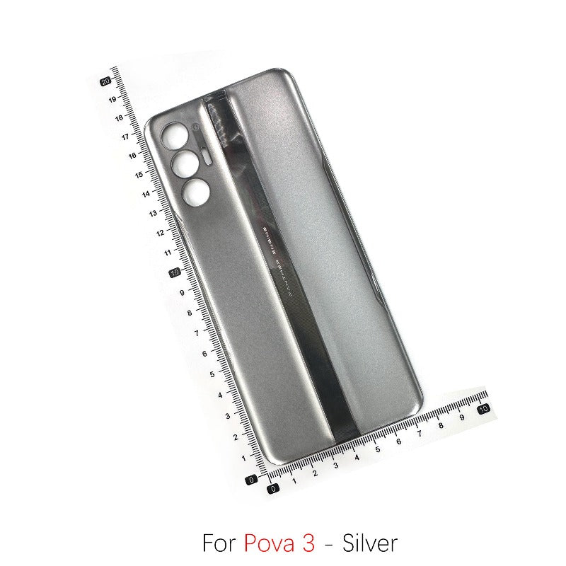 Battery back housing cover for Tecno Pova 5 5G Pova3 Pova4 LG7n 5Pro back case Phone case back cover