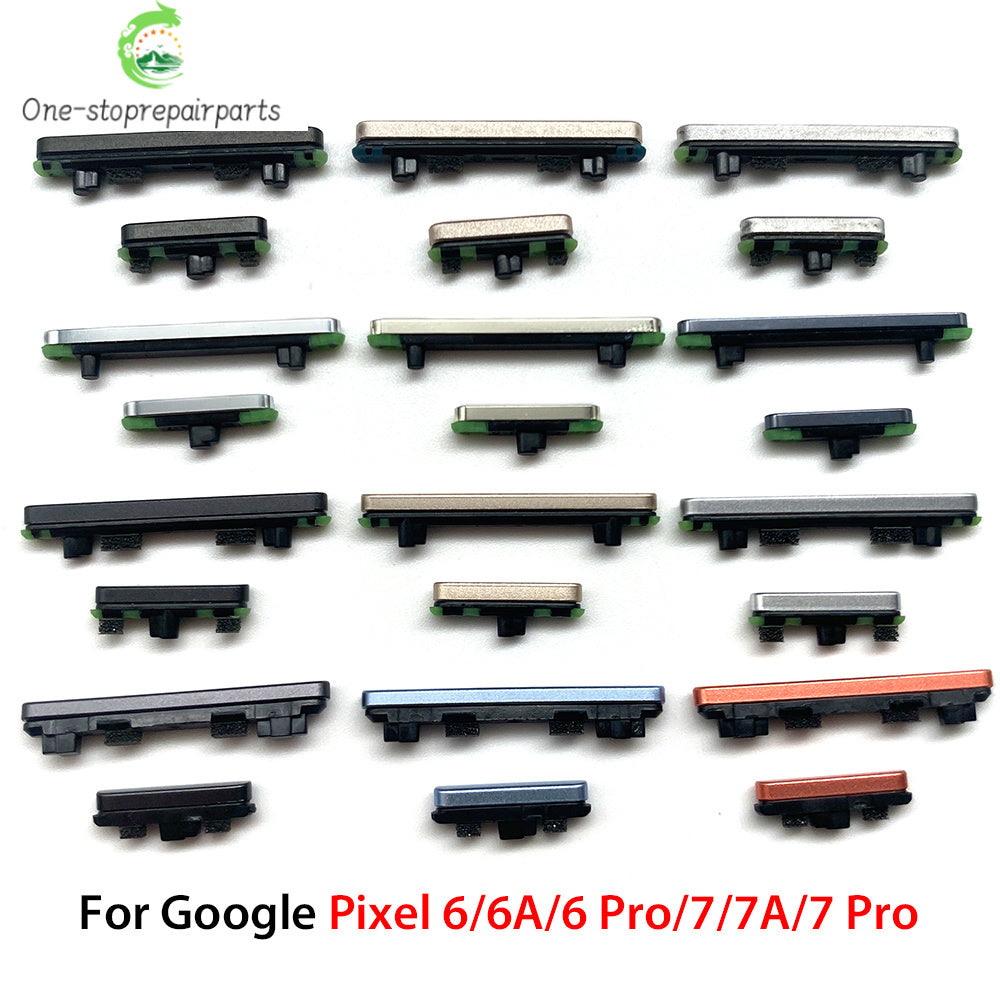 For Google Pixel 6 / Pixel 6 Pro / Pixel 6A / Pixel 7 / Pixel 7 Pro / Pixel 7A Power Button Volume Side Button Replacement Parts Google Pixel phone repair parts