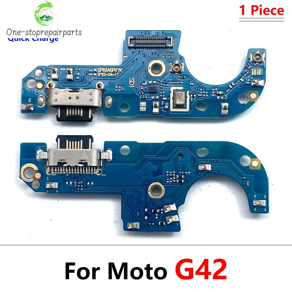 USB Charging Board Port Dock Charger Connector Flex Cable For Moto E6i E7i E22i E32 G24 Power G04 G14 G54 G64 G84 G42 G62 5G Motorola phone repair parts