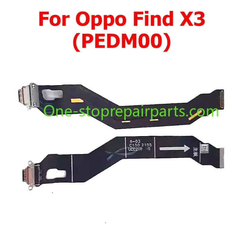 Charge Board For OPPO Find X5 Pro X3 Lite X2 Neo X 5G Charging Port Plate Ribbon Socket Usb Connector Phone Parts Flex Cables Oppo phone repair parts