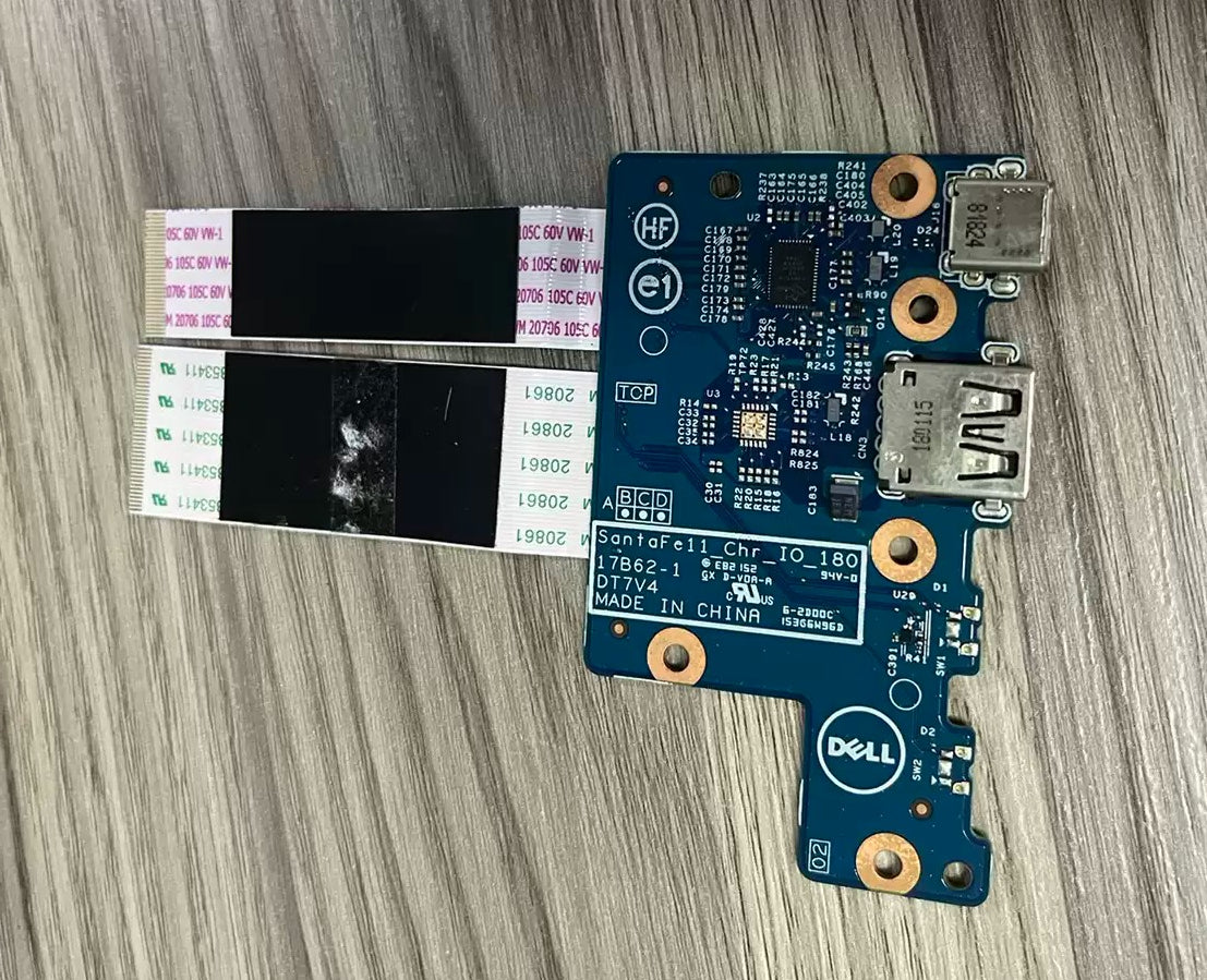 CN-0R0DX9 USB Daughter charging board for Dell Chromebook 11 5190 2-in-1 USB board 0R0DX9 17A70-1 YV5NP IO FFC cable 0RTDWM 0N3JJT