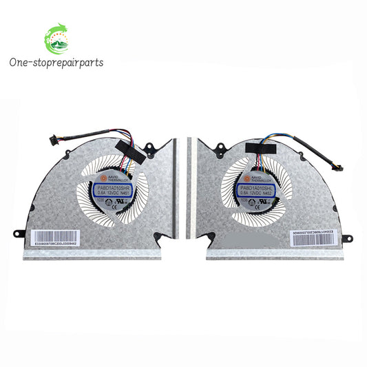 New Original CPU GPU Cooling Fan FOR MSI GP76 GE76 WE76 PABD1A010SHL N451 N452  MSI laptop repair parts