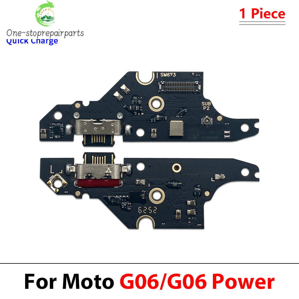 USB Charger Charging Board Port Connector Flex Cable For Moto G04 G14 G24 G54 G64 G84 G34 G45 G05 G15 G75 G85 G06 G56 G86 Power Motorola phone repair parts