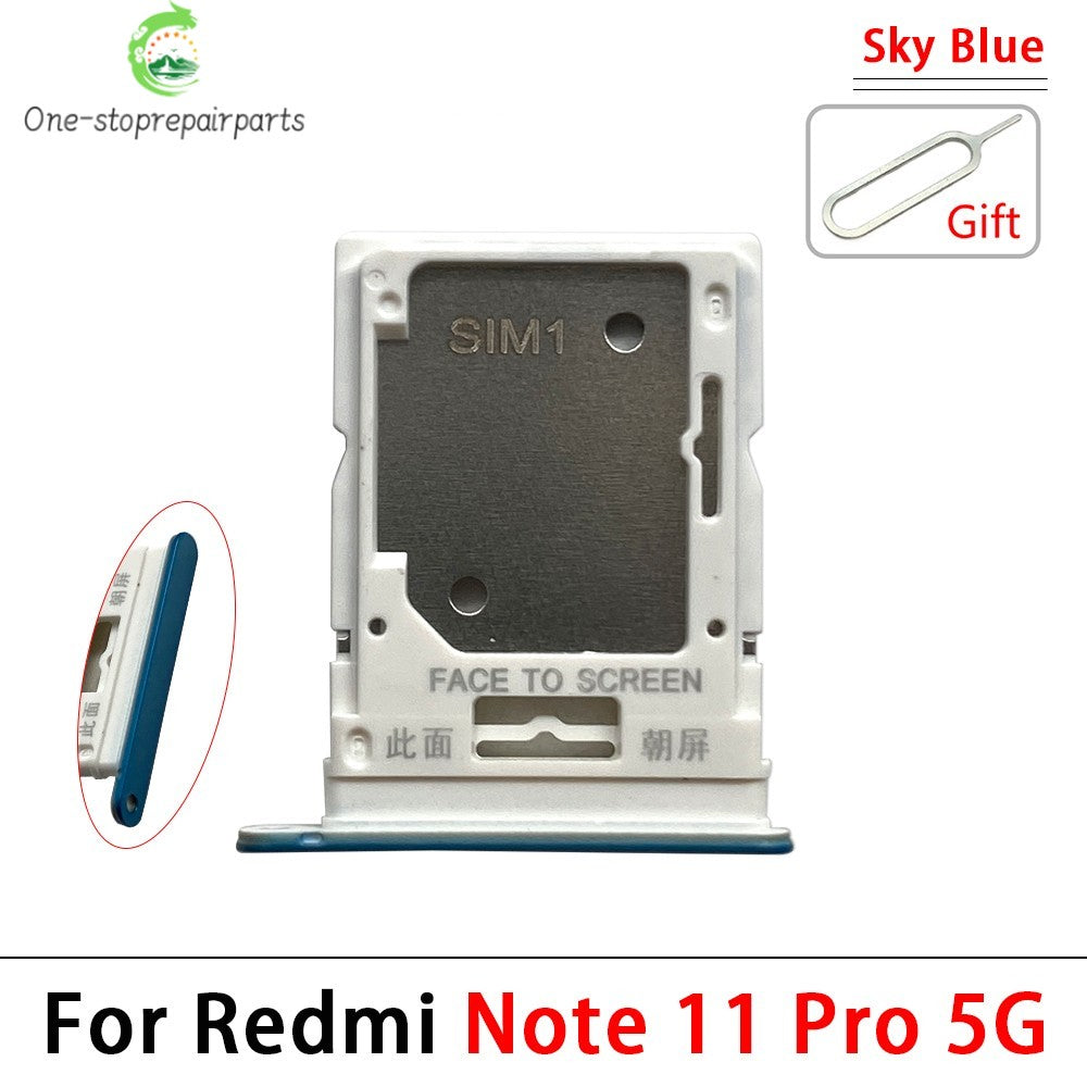 10Pcs, New For Xiaomi Redmi Note 11 11s Pro Plus 4G 5G SIM Card Tray Slot Holder Replacement Parts  Xiaomi  Xiao mi phone repair parts