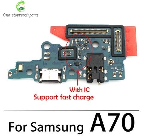 10Pcs USB Charging Dock Connector Board Flex Cable For Samsung A80 A70 A50 A40 A30 A20 A10 A11 A01 A21s A31 A51 A71 A30s A50s Samsung phone repair parts