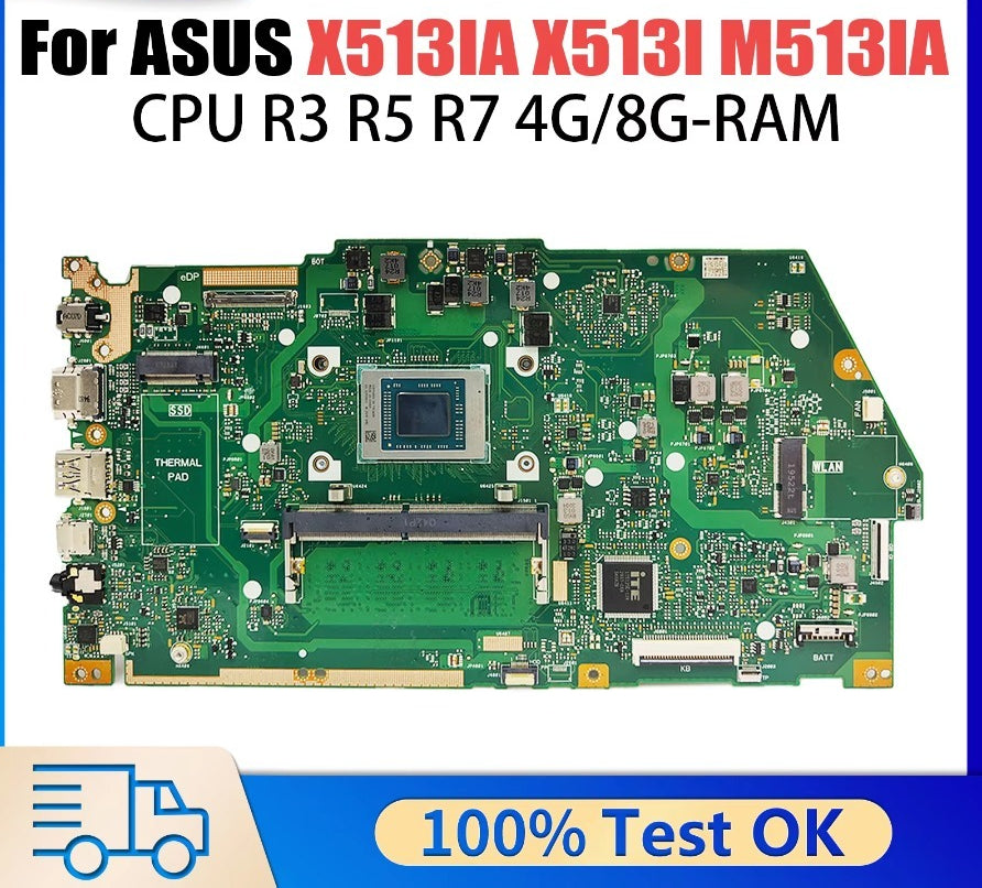 For ASUS VivoBook X513I M513IA KM513IA Mainboard X513IA X513I M513IA X513IB X513IQ X513ID X515IA X513U X513MA X412IA X513IAR ASUS laptop repair parts