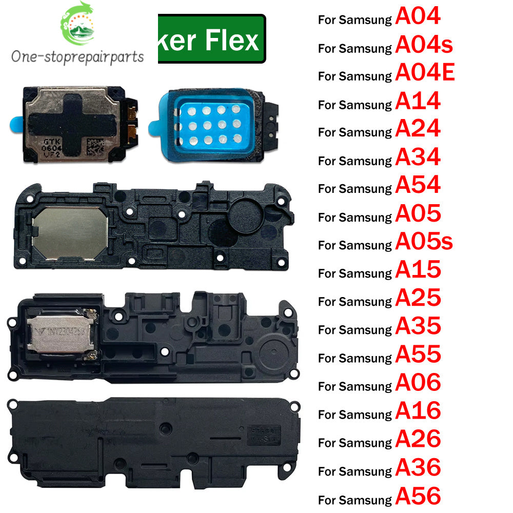 Loud Speaker Buzzer Loudspeaker Flex Cable For Samsung A04 A04s A14 A24 A34 A54 A05 A15 A25 A35 A55 A06 A16 A26 A36 A56 4G 5G Samsung phone repair parts