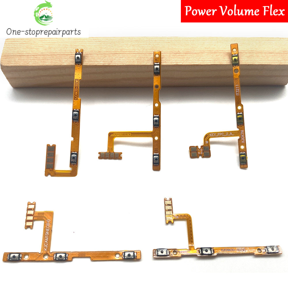 Power Switch On Off Button Volume Key Button Flex Cable For Tecno Camon 15 16 17 18 19 20 30 Pro Air Neo 4G 5G Tecno phone repair parts
