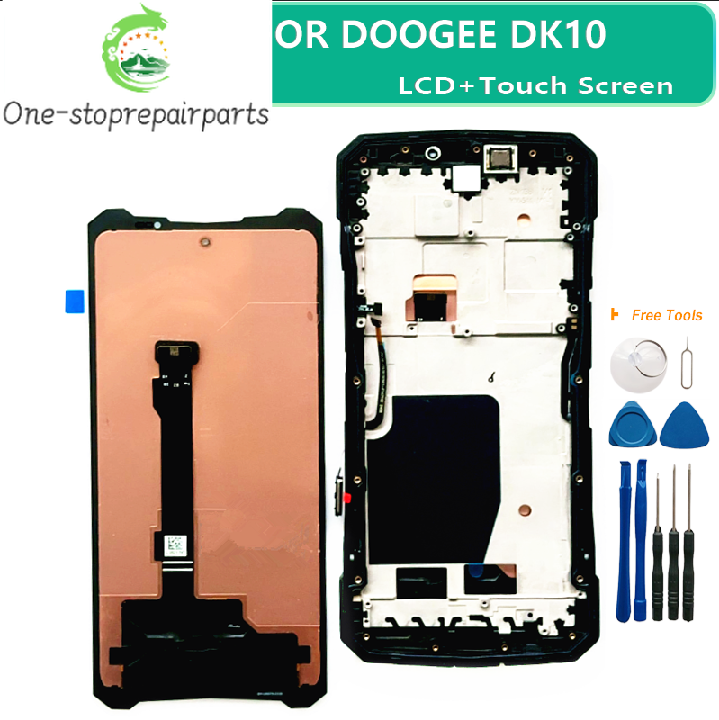 Original New For DOOGEE DK10 LCD Display Screen With Frame Perfect Replacement A+ Quality For 6.67-inch DOOGEE DK10 D K 10 Displ Doogee phone repair parts