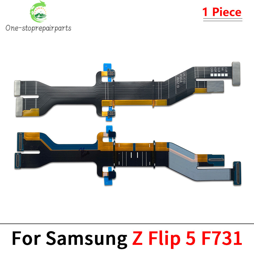 New Spin Axis Flex For Samsung Z Flip 1 2 3 4 5 F700 F707B F711 F721 F731 5G MainBoard Connector LCD Display USB Flex Cable Samsung phone repair parts