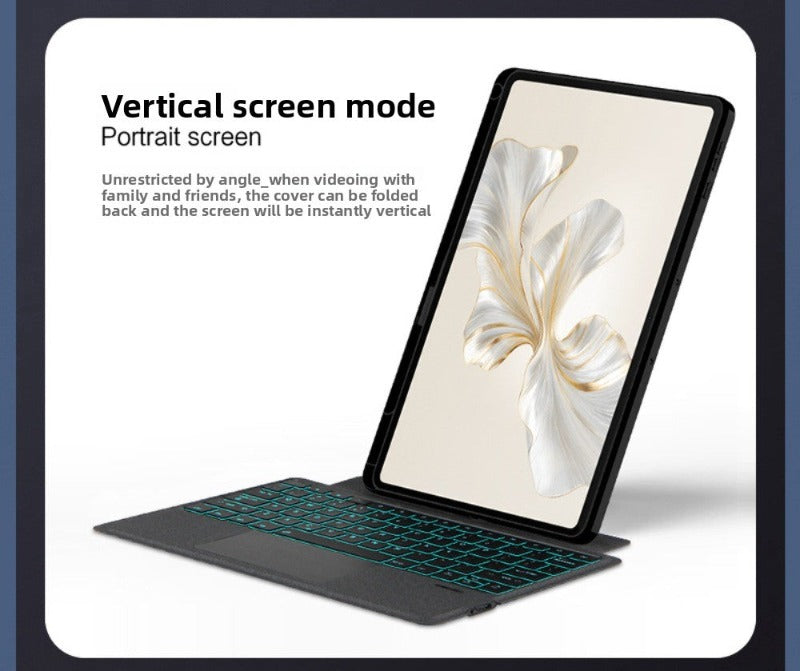 Suitable for Honor Tablet 9 Bluetooth Keyboard Case 12.1 inch HEY2-W09/W19 Touch Keyboard Case protective Accessories