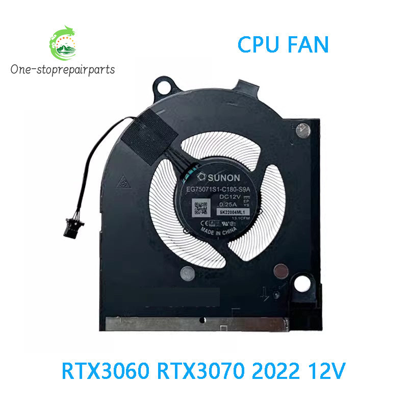 NEW ORIGINAL Laptop CPU GPU Cooling Fan For DELL G15 5520 5525 7620 G16 7620 RTX3050 RTX3060 RTX3070 2022 Dell laptop repair parts