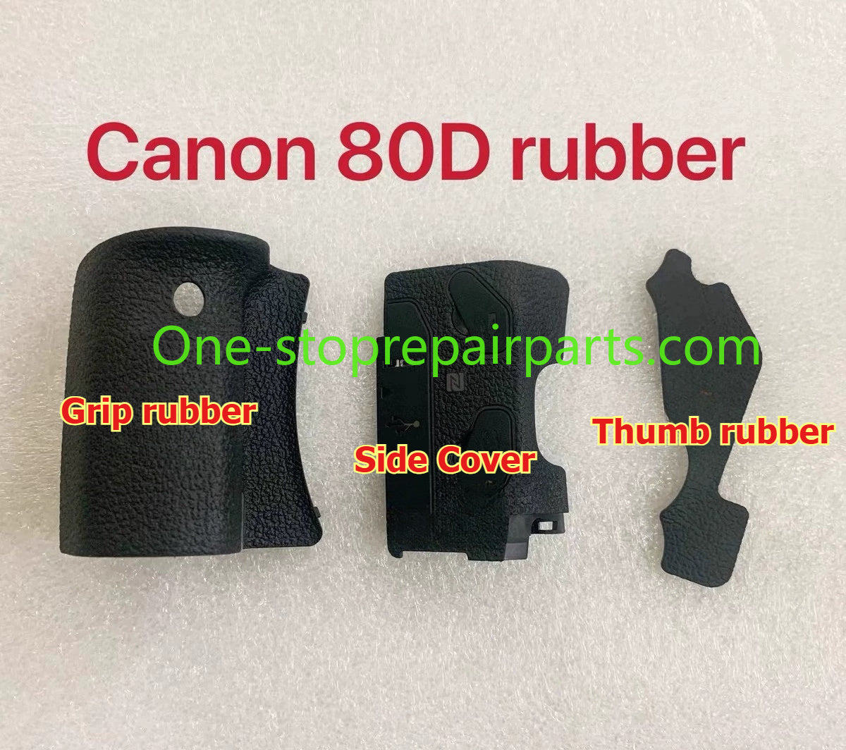 Canon decorative leather EOS 80D rubber camera thumb hand side leather Grip Hand Rubber Side Cover Digital Camera Repair parts