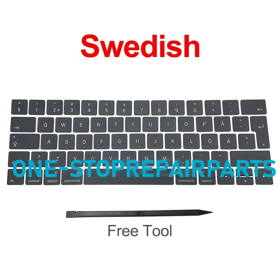 New A1989 A1990 Keyboard keys keycap for Macbook Pro Retina laptop key cap 2018 2019 Year Macbook repair parts