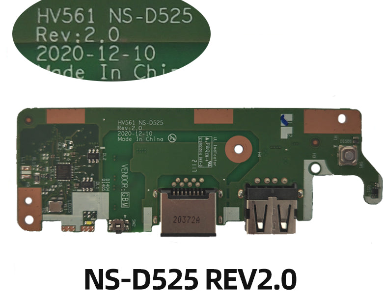 (Shipping fee not include)forLenovo  Lenovo USB Board L 82KD HV561 5C50S25185 USB 网口小板