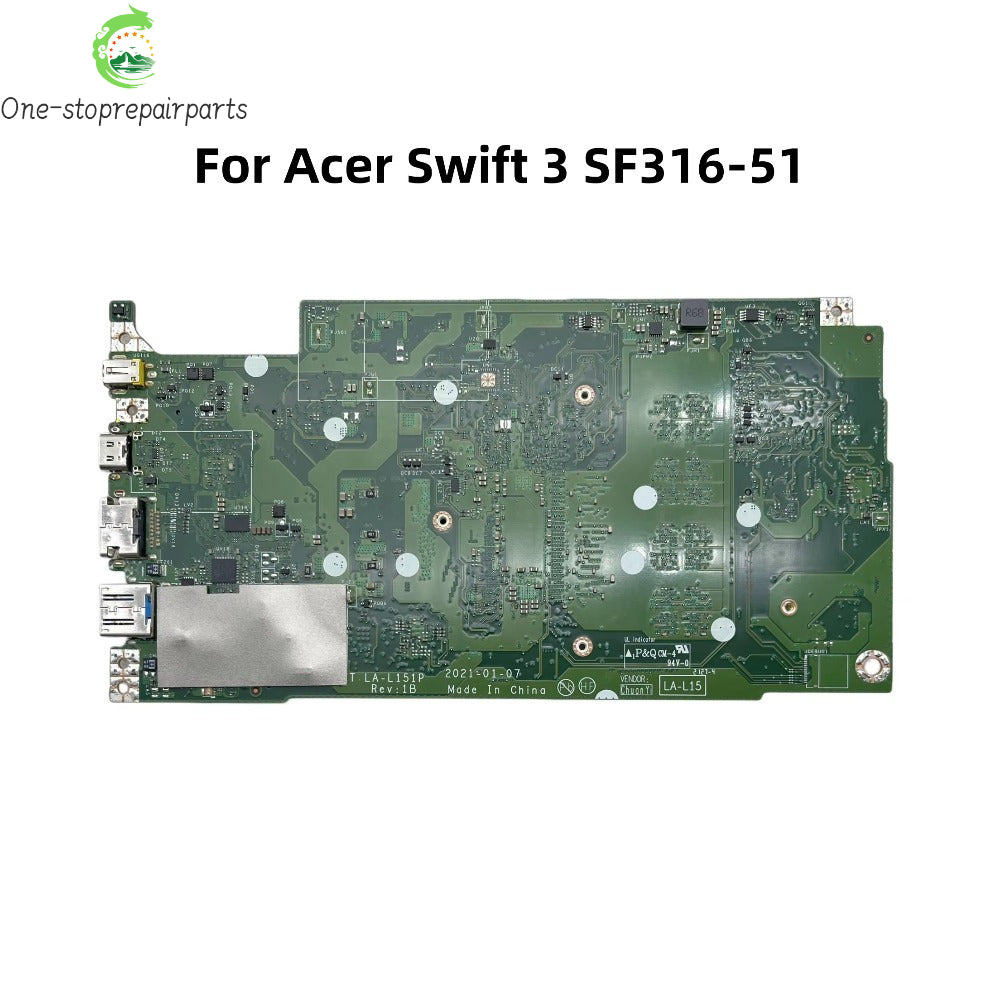 GH4UT LA-L151P For Acer Swift 3 SF316-51 Laptop Motherboard With i5-11300H i7-11370H CPU 16GB-RAM NB.ABD11.002 NBABD11004 Acer laptop repair parts