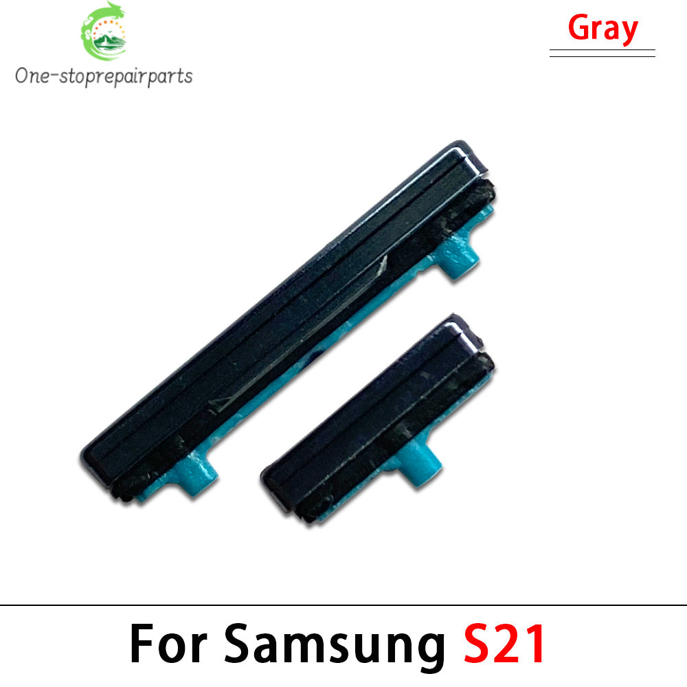 New Side Volume Button Power ON / OFF Buttton Key Set For Samsung S21 Plus Ultra Fe Replacement Parts Samsung phone repair parts