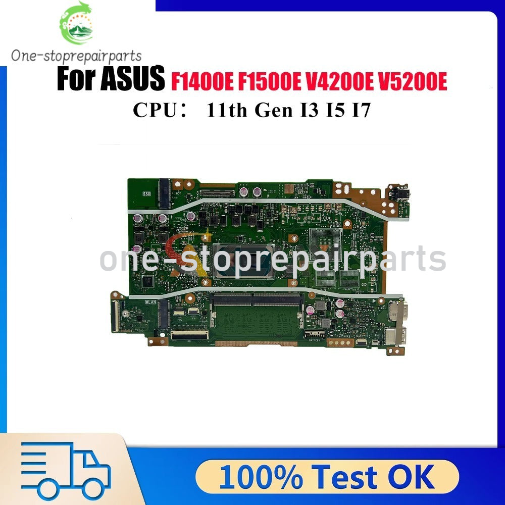 X415EA Laptop Motherboard For ASUS VivoBook X515EA F1500E V4200E V5200E X415EQ X415E F1400E X415EP Mainboard With I3 I5 I7 CPU ASUS laptop repair parts