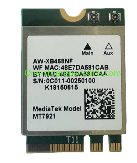 0C011-00250100 AW-XB468NF GENUINE ASUS WIRELESS CARD GA503QR-211-ZG15 (CB77-76) ASUS laptop repair parts