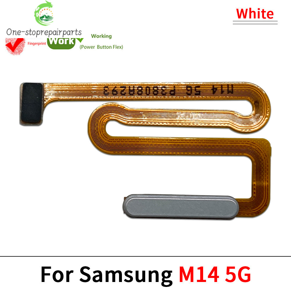 Home Button FingerPrint Touch ID Sensor Flex Cable For Samsung M22 M52 M62 M23 M14 M51 M31s 4G 5G Replacement Parts Samsung phone repair parts
