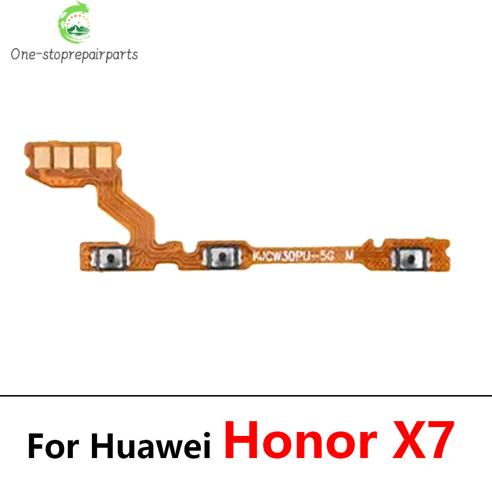 50Pcs, Power On Off Volume Side Button Key Flex Cable For Huawei Honor X5 X6 X6s X6A X6B X7 X7A X7B X8 X8A X8B X9 X9A X9B 4G 5G Huawei phone repair parts