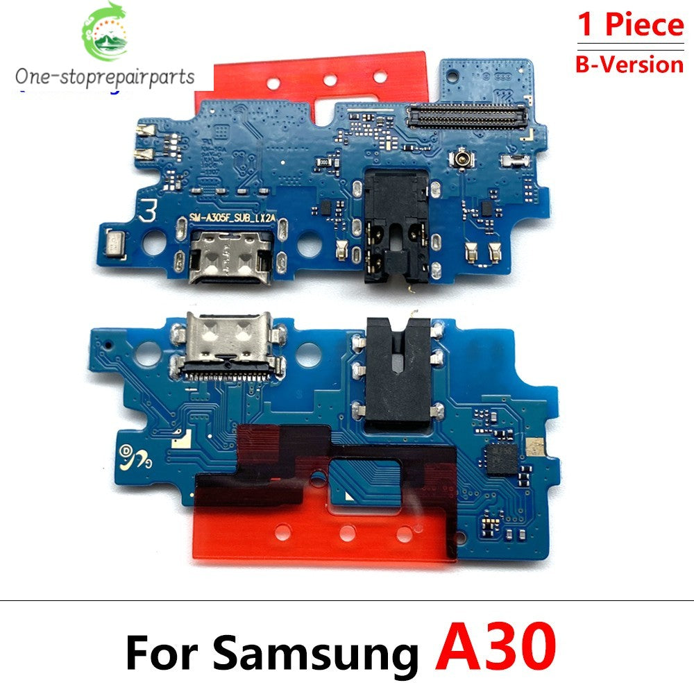 50Pcs USB Charger Charging Dock Port Connector Flex Cable For Samsung A10 A20 A30 A50 A01 A11 A21s A31 A51 A10s A20s A30s A50s Samsung phone repair parts