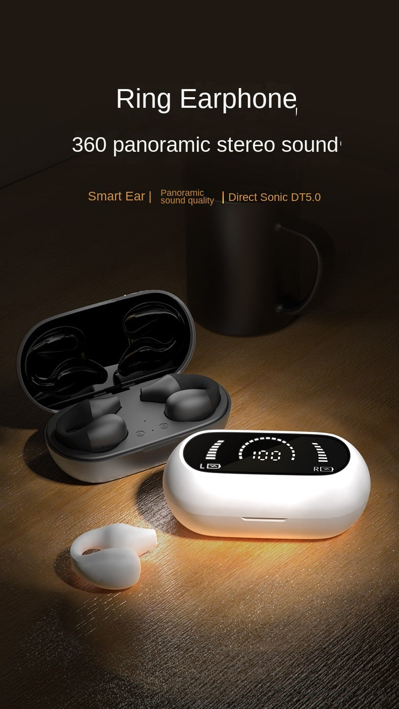 Accessories S03 directional sound transmission soft silicone ear clip Bluetooth headset, super good sound quality and long battery life