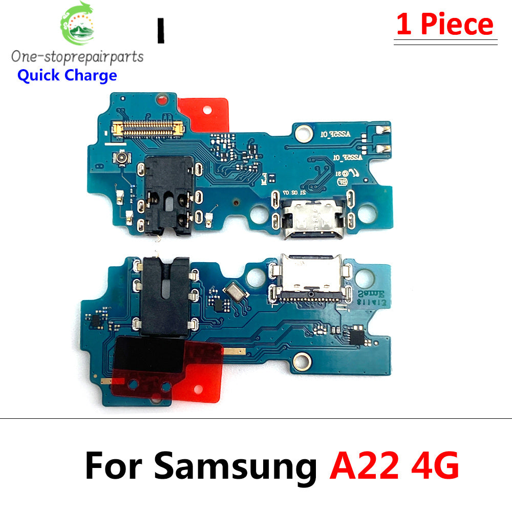 10Pcs USB Charge Port Dock Connector Charging Board Flex Cable For Samsung A03 Core A02 A02s A03s A13 A12 A22 A32 A33 A53 4G 5G Samsung phone repair parts