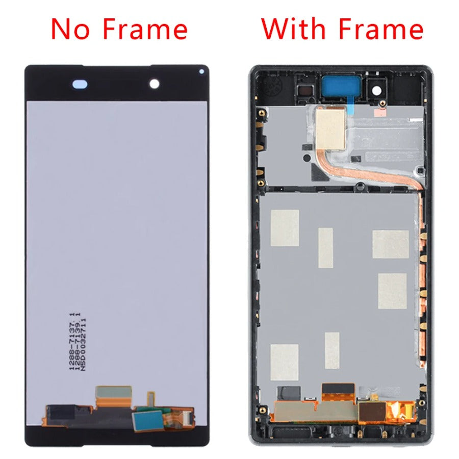 5.2" Original Display Module For SONY Xperia Z3 Plus lcd Z4 LCD Display Touch Screen Digitizer Assembly With Frame Replacement Sony phone repair parts