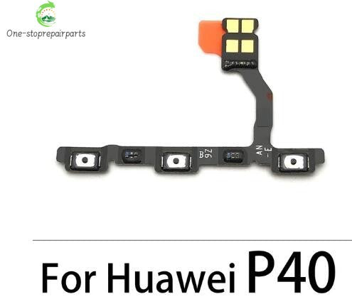 Power Switch On Off Button Volume control Key Button Flex Cable For Huawei P20 P30 P40 P50 P60 Pura 70 Pro Lite P50E Huawei phone repair parts