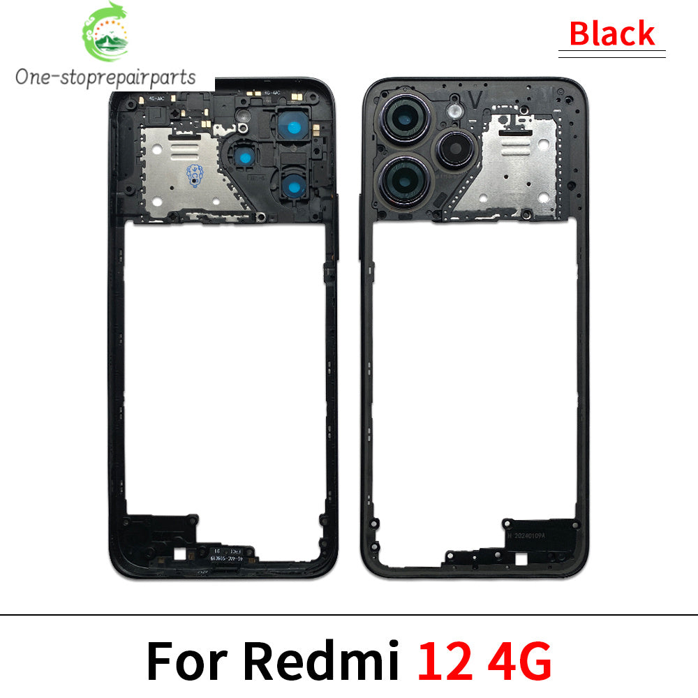 New Middle Frame For Xiaomi Redmi 12 13 13C 14C 4G 5G Door Housing Bezel Repair Parts Xiaomi  Xiao mi phone repair parts