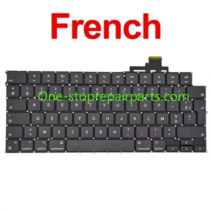 New Laptop Keyboard For MacBook Air 13.6" 15" A2681 A2941 A3113 A3114 Keyboard US UK English French German Spain EU 2022 2024 Macbook repair parts