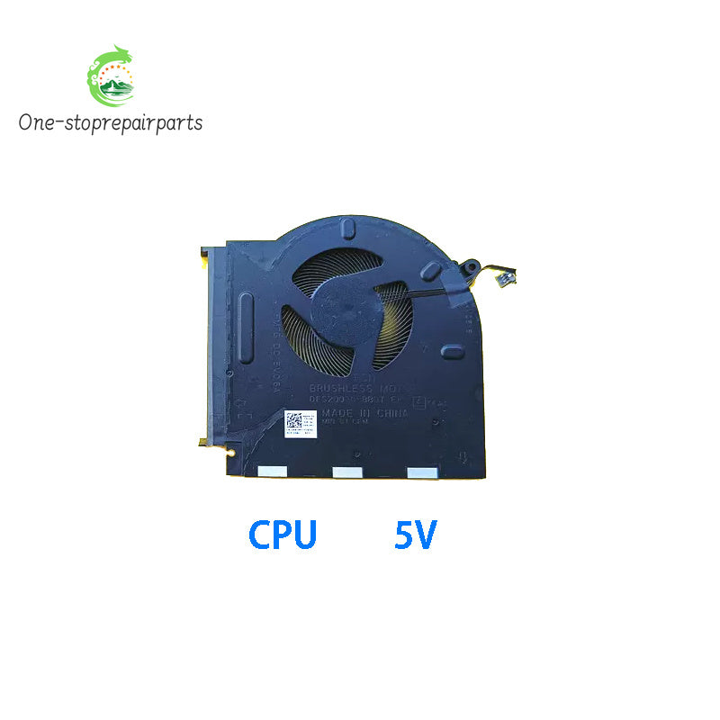 New Original Laptop CPU GPU Cooling Fan FOR DELL Alienware M17 R3 5V P45E GTX1650 0XR3MT 057VJN Dell laptop repair parts
