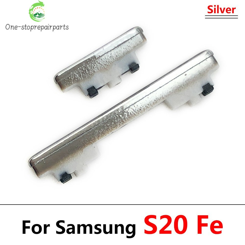 10Pcs/Lot, New Power Button + Volume Side Button For Samsung S20 / S20 Plus / S20 Ultra / S20 Fe Samsung phone repair parts