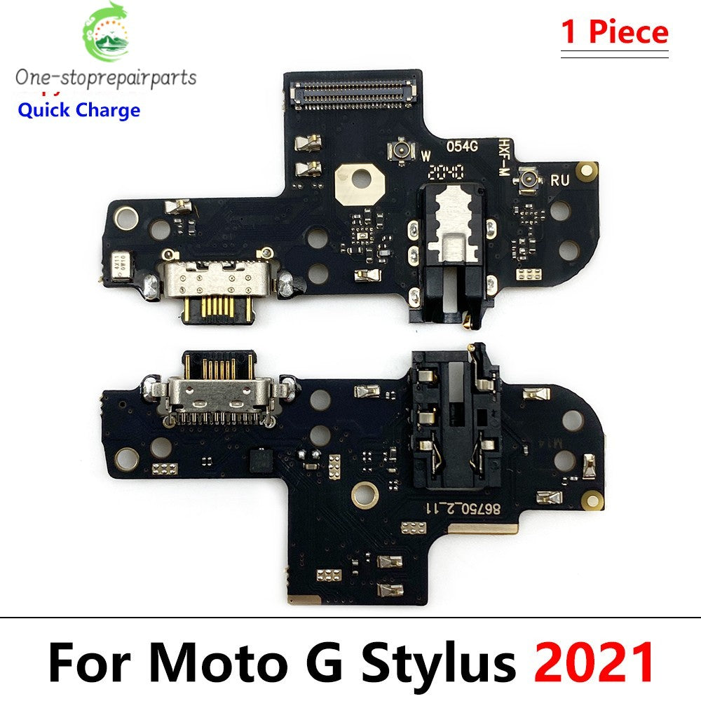 USB Charging Port Dock Charger Connector Board Flex Cable For Moto G Stylus Power Play Pure G 5G Plus 2020 2021 2022 2023 2024 Motorola phone repair parts