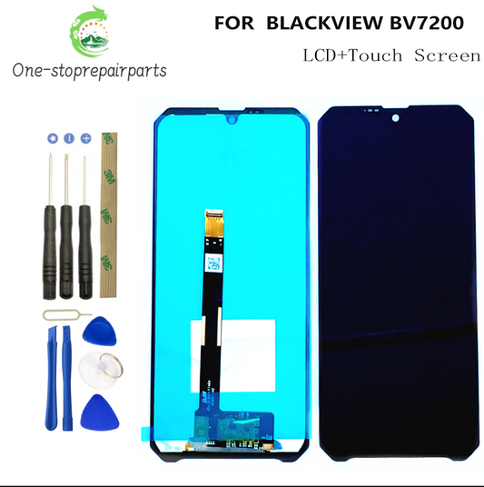 LCD And Touch For Blackview BV7200 LCD Display Screen Front Screen For Blackview BV7200 LCD Replacement + Glue Other Brand Phone repair parts