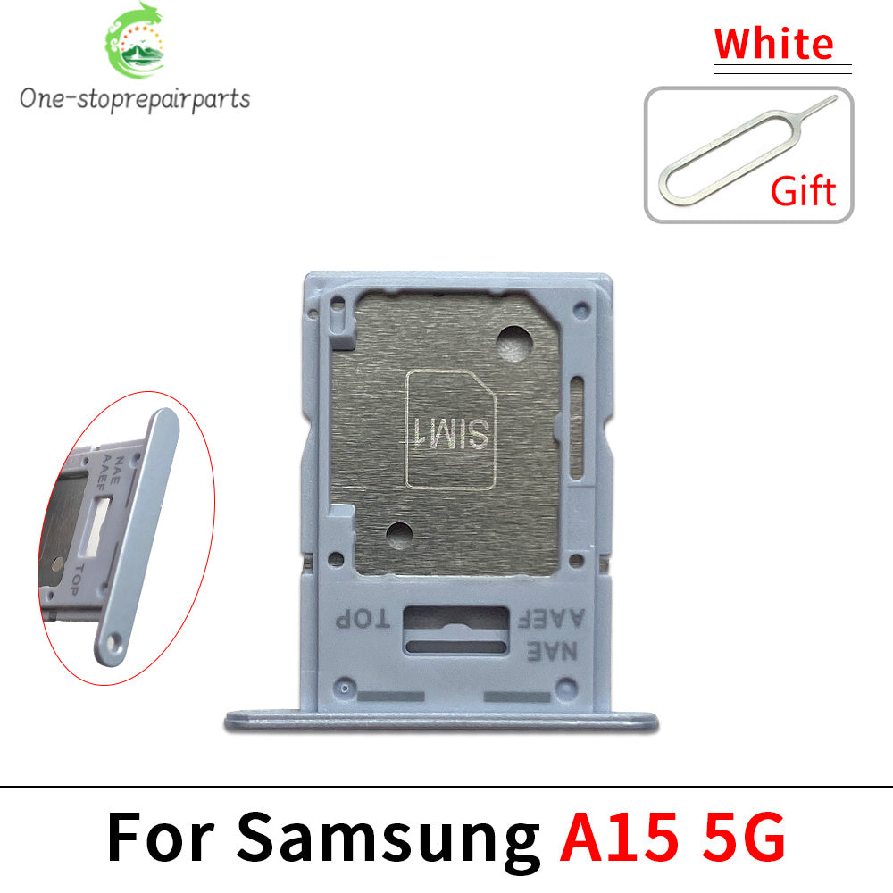 New For Samsung A15 A25 A35 A55 4G 5G SIM Card Slot SD Card Tray Holder Adapter Repair Parts Samsung phone repair parts